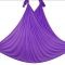Aerial Hammock Shine Dark Purple